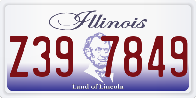 IL license plate Z397849