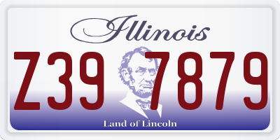 IL license plate Z397879