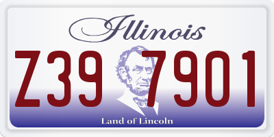 IL license plate Z397901