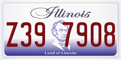 IL license plate Z397908