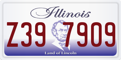 IL license plate Z397909