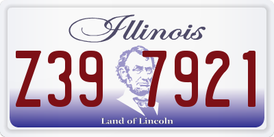 IL license plate Z397921