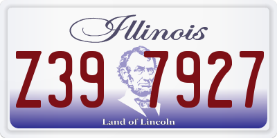 IL license plate Z397927