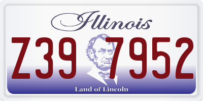 IL license plate Z397952