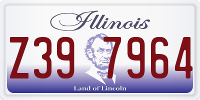 IL license plate Z397964