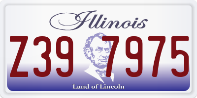 IL license plate Z397975