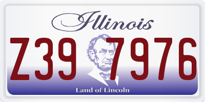 IL license plate Z397976