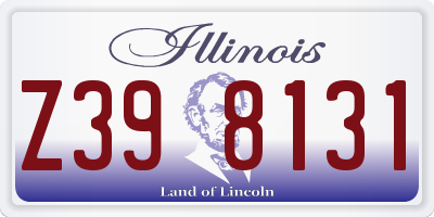IL license plate Z398131