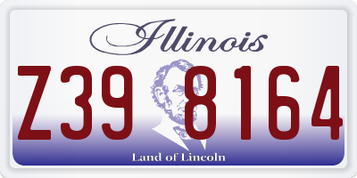 IL license plate Z398164