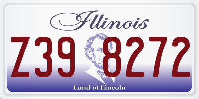 IL license plate Z398272