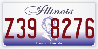 IL license plate Z398276
