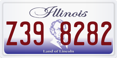 IL license plate Z398282