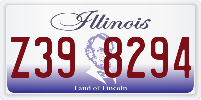 IL license plate Z398294