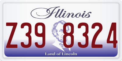 IL license plate Z398324