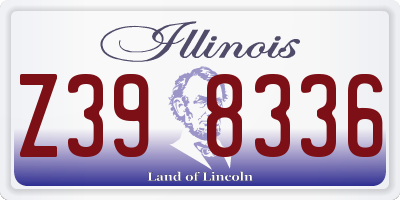 IL license plate Z398336