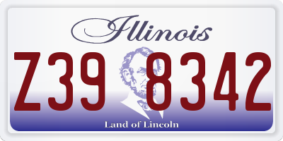 IL license plate Z398342