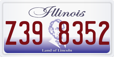 IL license plate Z398352
