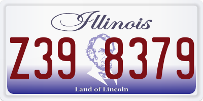IL license plate Z398379