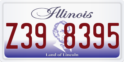 IL license plate Z398395