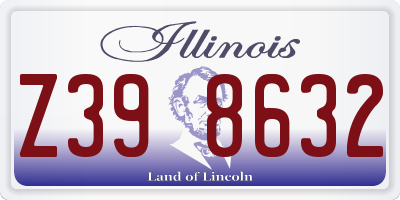 IL license plate Z398632
