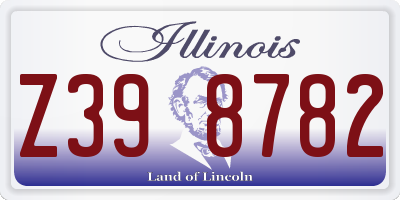 IL license plate Z398782