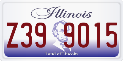 IL license plate Z399015