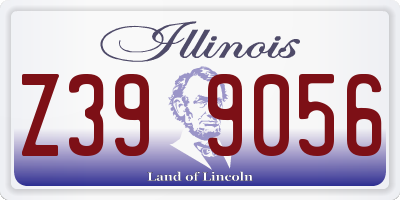 IL license plate Z399056