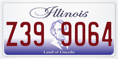 IL license plate Z399064