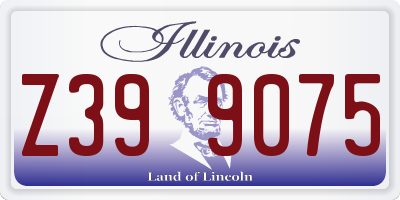 IL license plate Z399075