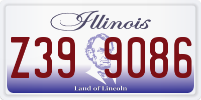 IL license plate Z399086