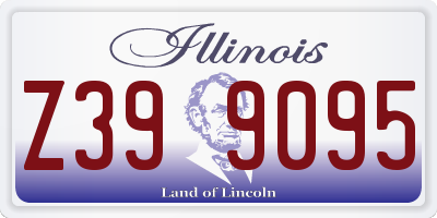 IL license plate Z399095