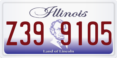 IL license plate Z399105