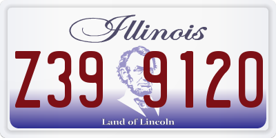 IL license plate Z399120