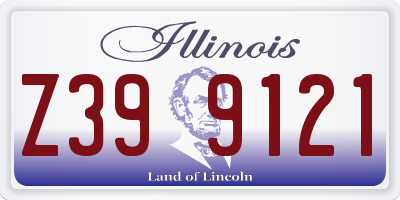 IL license plate Z399121
