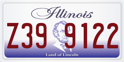 IL license plate Z399122