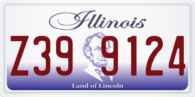 IL license plate Z399124