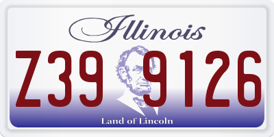 IL license plate Z399126