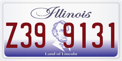 IL license plate Z399131
