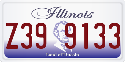 IL license plate Z399133