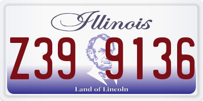 IL license plate Z399136