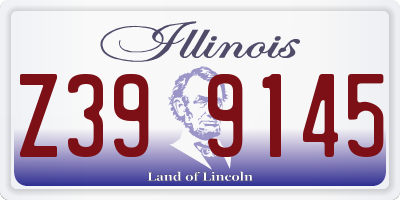 IL license plate Z399145
