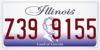 IL license plate Z399155