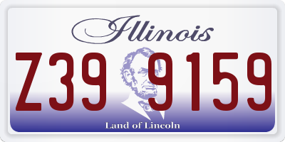 IL license plate Z399159