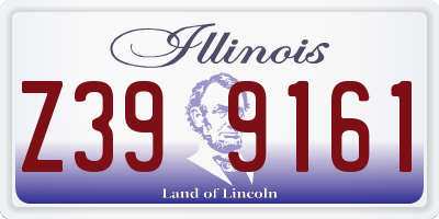 IL license plate Z399161