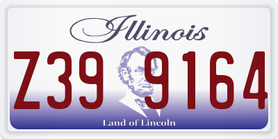 IL license plate Z399164