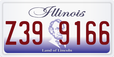 IL license plate Z399166