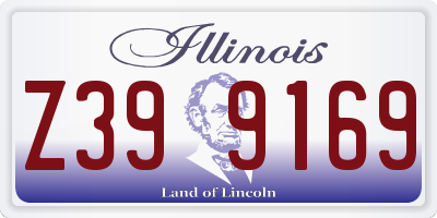 IL license plate Z399169