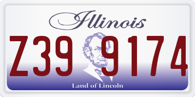 IL license plate Z399174
