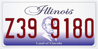 IL license plate Z399180