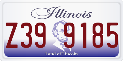 IL license plate Z399185